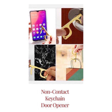Load image into Gallery viewer, Portable Non-Contact Keychain door opener safety/Contactless key safety door opener