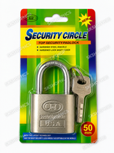 Load image into Gallery viewer, SECURITY CIRCLE PADLOCK 30/40/50/60mm
