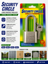 Load image into Gallery viewer, SECURITY CIRCLE PADLOCK 30/40/50/60mm

