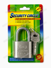 Load image into Gallery viewer, SECURITY CIRCLE PADLOCK 30/40/50/60mm
