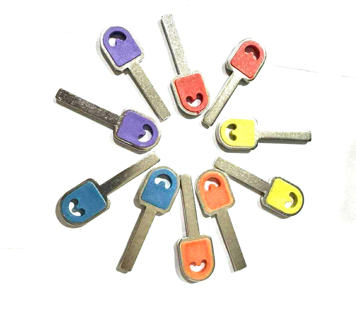 Color Code Key Blank 126 SOLEX ASSORTED COLORED BLANK KEYS ORIGINAL HCS (assorted colors ...