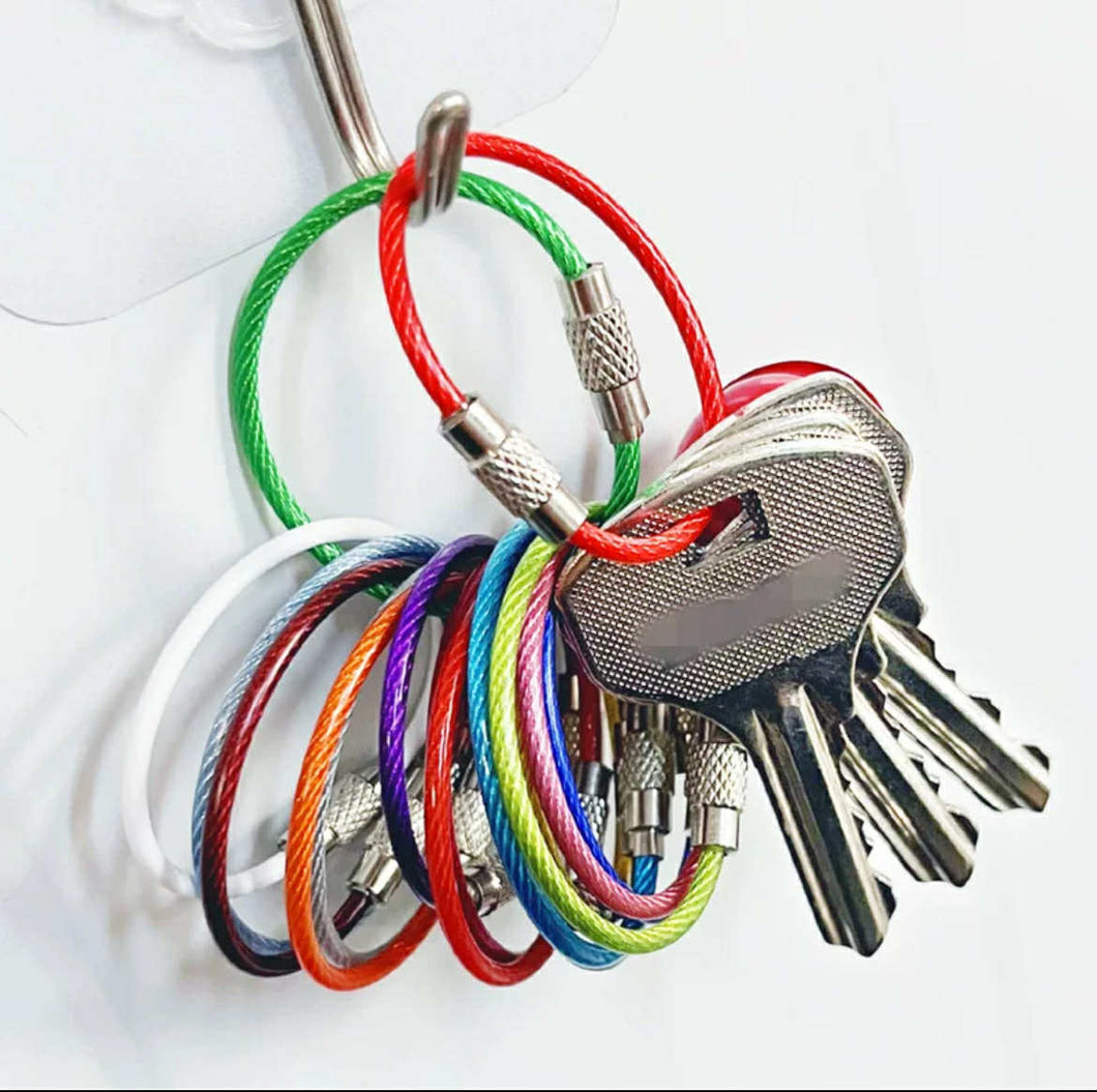 CHAINWIRE ASSORTED COLORS KEYCHAIN