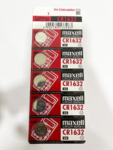 Load image into Gallery viewer, MAXELL LITHIUM BATTERY 3V CR1616/1620/2016/2025/2032/1632
